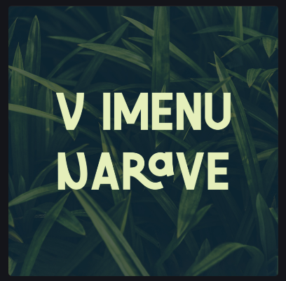 V imenu narave