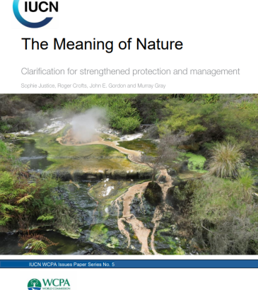 The Meaning of Nature: Clarification for strengthened protection and management