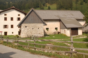 Stone buildings in the Primorska region