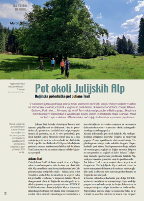 Pot okoli Julijskih Alp