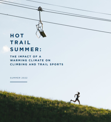 Hot trail summer: The impact of a warming climate on climbing and trail sports