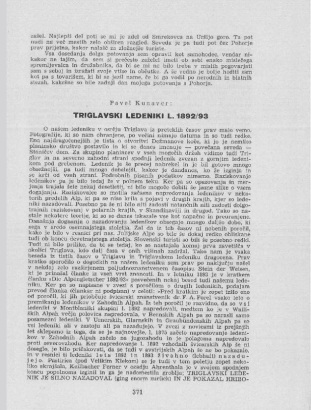 Triglavski ledenik l. 1892/93