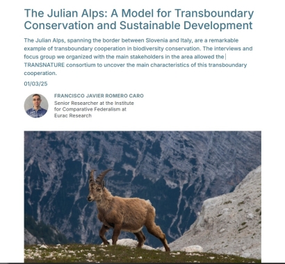 The Julian Alps: A Model for Transboundary Conservation and Sustainable Development