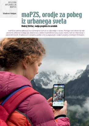 maPZS, orodje za pobeg iz urbanega sveta