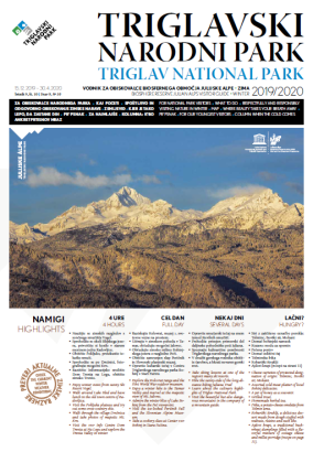 Visitors' Guide to the Julian Alps Biosphere Area - winter (Winter 2019/2020)