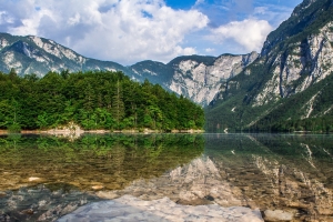 Interaktivna učna vsebina o Bohinjskem jezeru